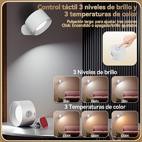 La Mejor comparativa de Apliques lámparas pared los 7 más buscados. 5 Imagen adicional