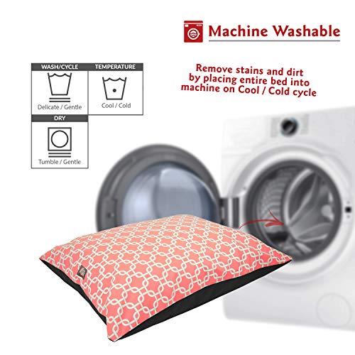 Image of Majestic Pet Super Value Dog Bed Large (46 in. x 35 in.) Links Coral