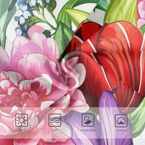 Colorful Flowers Roses Girls Underwear Toddler 2t Cotton Panties for Girl Flower Underpants Briefs3