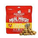 Stella & Chewy's Freeze-Dried Raw Chicken Meal Mixers- Dog Food Topper and Mixer - Made with 95% Cage-Free Chicken, Organs & Bone - Perfect for Picky Eaters - Grain-Free - 3.5oz