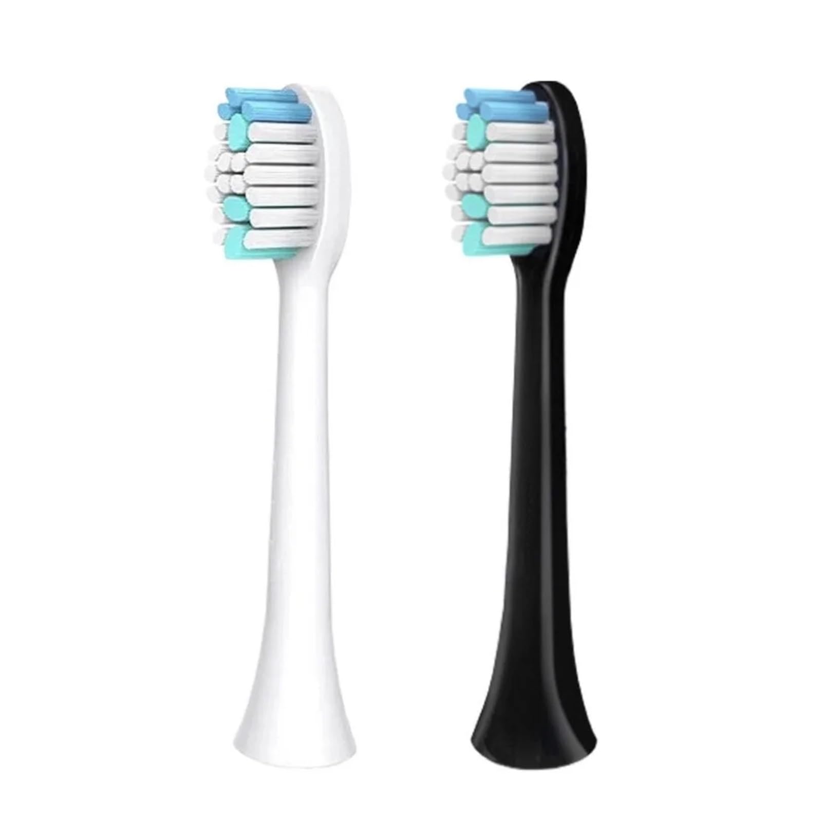 Kompakte Bürstenköpfe, kompatibel mit TrueLife, SonicBrush | Kunststoff-Bürstenköpfe für tägliche Mundpflege, kompaktes Design, 9 cm, Erwachsene(16pcs BLACK)