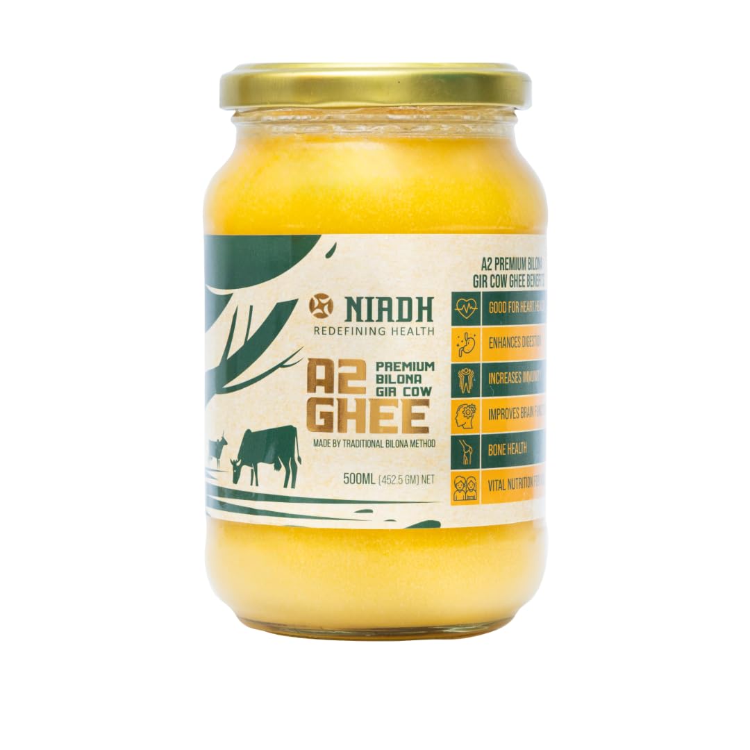 NIADH A2 Premium bilona Gir Cow Desi Ghee | Premium and Traditional (500 Ml) | Natural | Healthy and Immunity Booster |Pure, Natural & Healthy (B0C3MPZFJW) Amazon Price History, Amazon Price Tracker