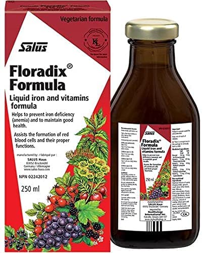 Floradix Liquid Iron and Vitamin Formula 250ml