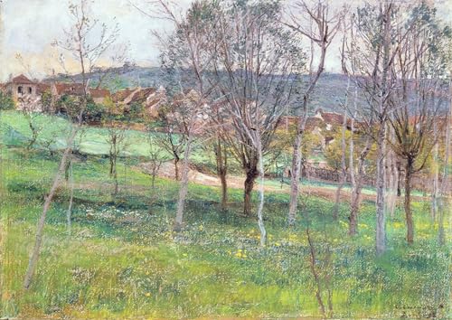 Tableau Paysage du Nord de la France Lhermitte - Habillez un grand mur vide avec élégance