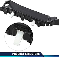 Vista 4 de PIT66 Juego de 2 soportes de parachoques delantero compatibles con Elantra Value Edition GLS GS SE 2011-2016, lado delantero izquierdo y derecho