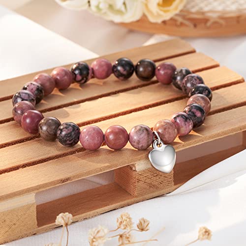 Coworker/Boss/Thank You Gifts for Women Natural Stone Beaded Bracelet for Female2