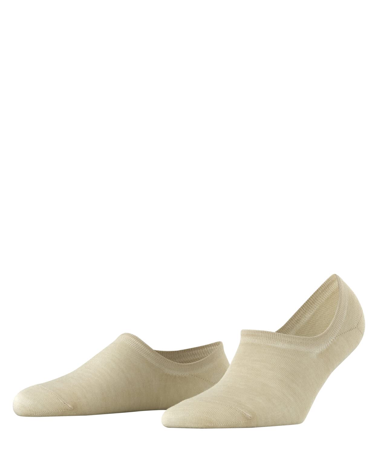 FALKE Women's Active Breeze W In Lyocell No-Show Plain 1 Pair Liner Socks, Beige Cream 4011, 2.5-5