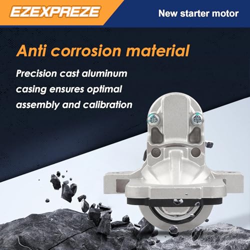 Image of Ezexpreze Starter Motor Compatible with Ford Explorer 13-15, Escape 13-17, Fusion 12-16, Focus 11-16, Edge 13-18, Taurus 13-16 & Lincoln MKZ 13-16, MKC 15-16, MKT, 2.0L 2.3L 2.5L, 12V 1.4KW 11T CW