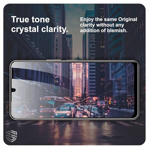 Image of Military-Grade Gorilla Tempered Glass For Vivo Y19, Y19e, Vivo T4 Lite and iQOO Z10 Lite (6.74 Inch) With Installation Kit | Edge to Edge Coverage | Black