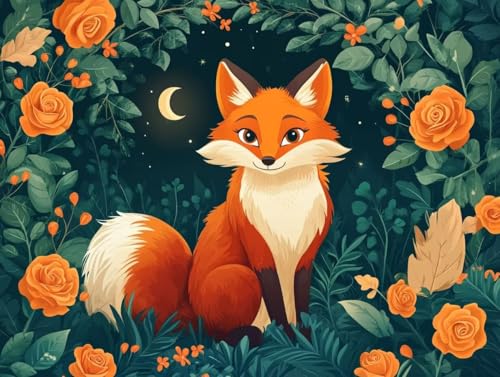 Pintura por numeros cuadros DIY de animales historietas kit completo 50 x 70 cm 0F-528