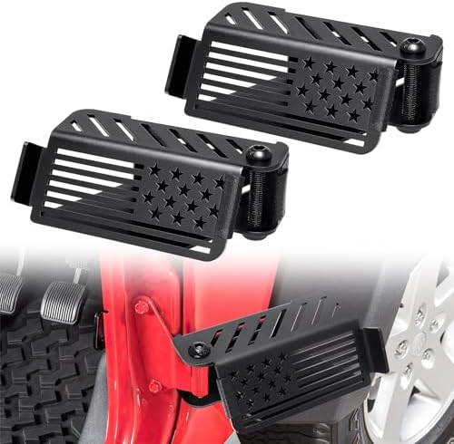 RERPRO Foot Pegs Rest Pedals Compatible With 2007-2018 Jeep - View #11