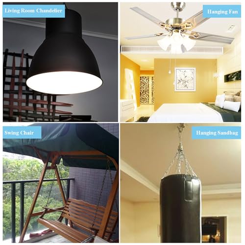 JVHLOV 4 Stück Anbindering verzinkt mit Anschraubplatte Ring, Augplatte mit Ring Anbindering zum Anschrauben Decksplatte, für Anbindung Pferde Barrenring Krippenring Anbindehaken