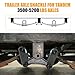 RANSOTO Trailer Axle Shackle, 3500-5200 lbs Tandem Trailer Shackle Kit for Double Eye Springs, LW104