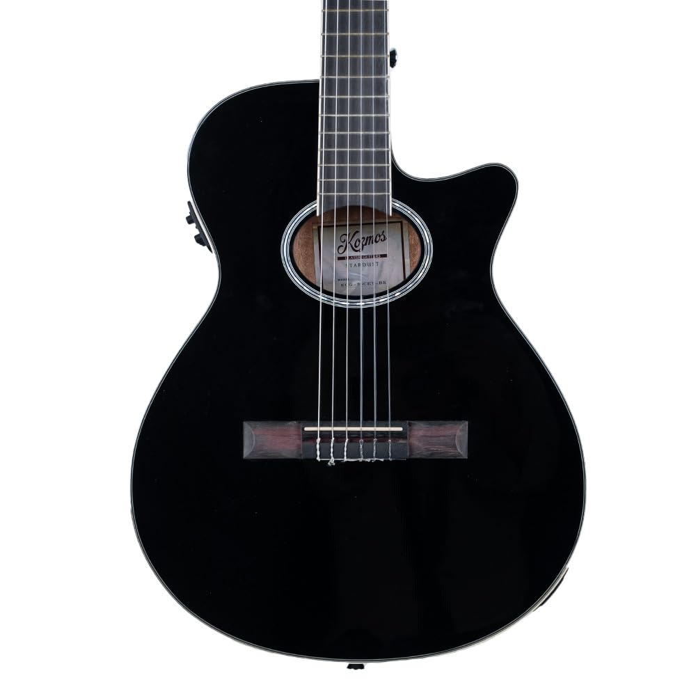 KOZMOS KCG-35CET-BK Elk.Klasik Gitar Siyah