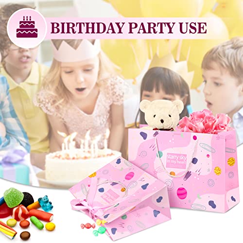 VOBUKE 6 Pezzi Sacchetti Regalo con Manici e