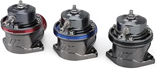 Multi-Car Compatible Turbo Valve Racing Car Fv 40mm Aluminium Float Valve Blow-Off Valve Floating Valve with Adapter 3 Colors Easy Installation with Adapter Kit(Blue)