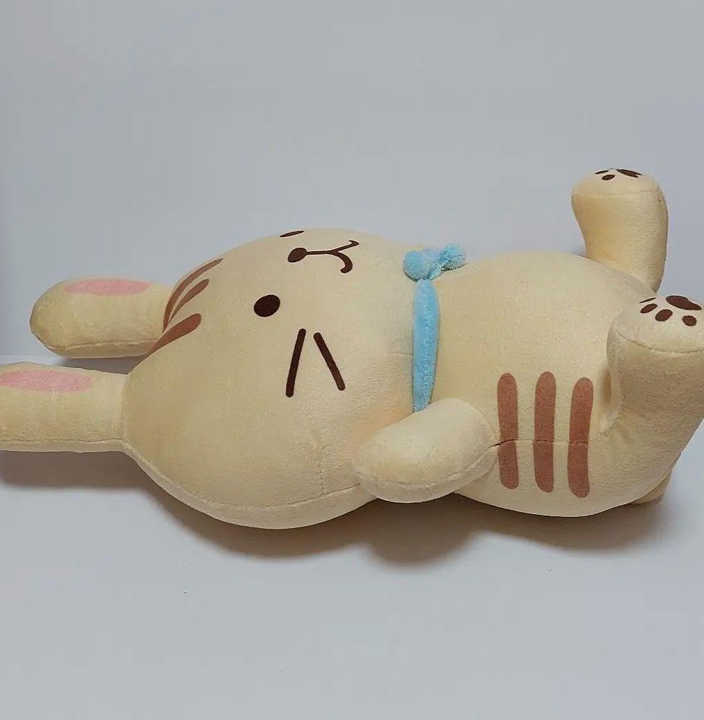 ふくふくにゃんこ　ふくにゃんマーケット　ぬいぐるみ　まんまる　ストラップ　全種 ふくふくにゃんこ ほっぺまんまるスリッパ – HAPiNS online shop