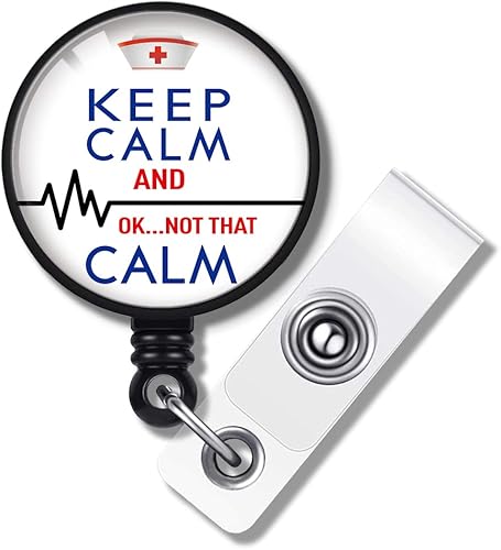 Oh Snap - Carretes retráctiles para tarjetas de identificación con clip, portatarjetas de identificación con nombre para trabajadores de oficina,