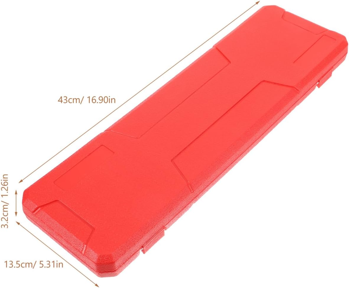 Homoyoyo Digital Caliper Box Protective Storage Case 16.9In Durable Plastic Carrying Container with Blow-Molded Design for Measuring Tool Organizer
