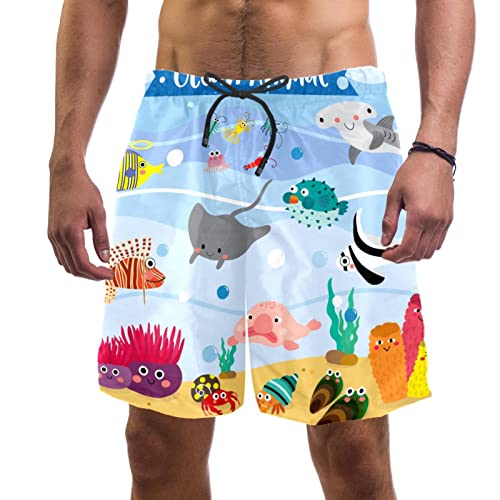 Gleemyth Herren Badehose – Leichte, Schnell Trocknende Swimshorts Mit Netz Für Strand & Sport