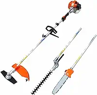 Vulcan Roçadeira Lateral Multifuncional Gasolina 2T 33Cc 1,3Hp com Podador de Galhos e Cerca Viva VRM330
