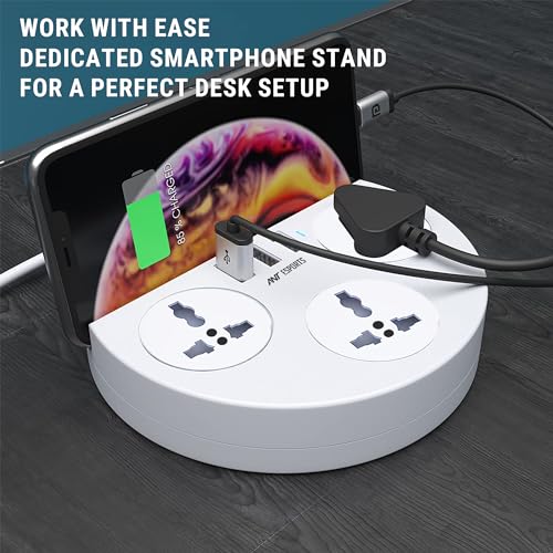 Ant Esports PS330 Power Strips with 3 Universal Socket and 3 USB-A, 3-Meter Cord, 2500-Watt, Fireproof Material, Heavy Duty Cable Overload... - Image 4