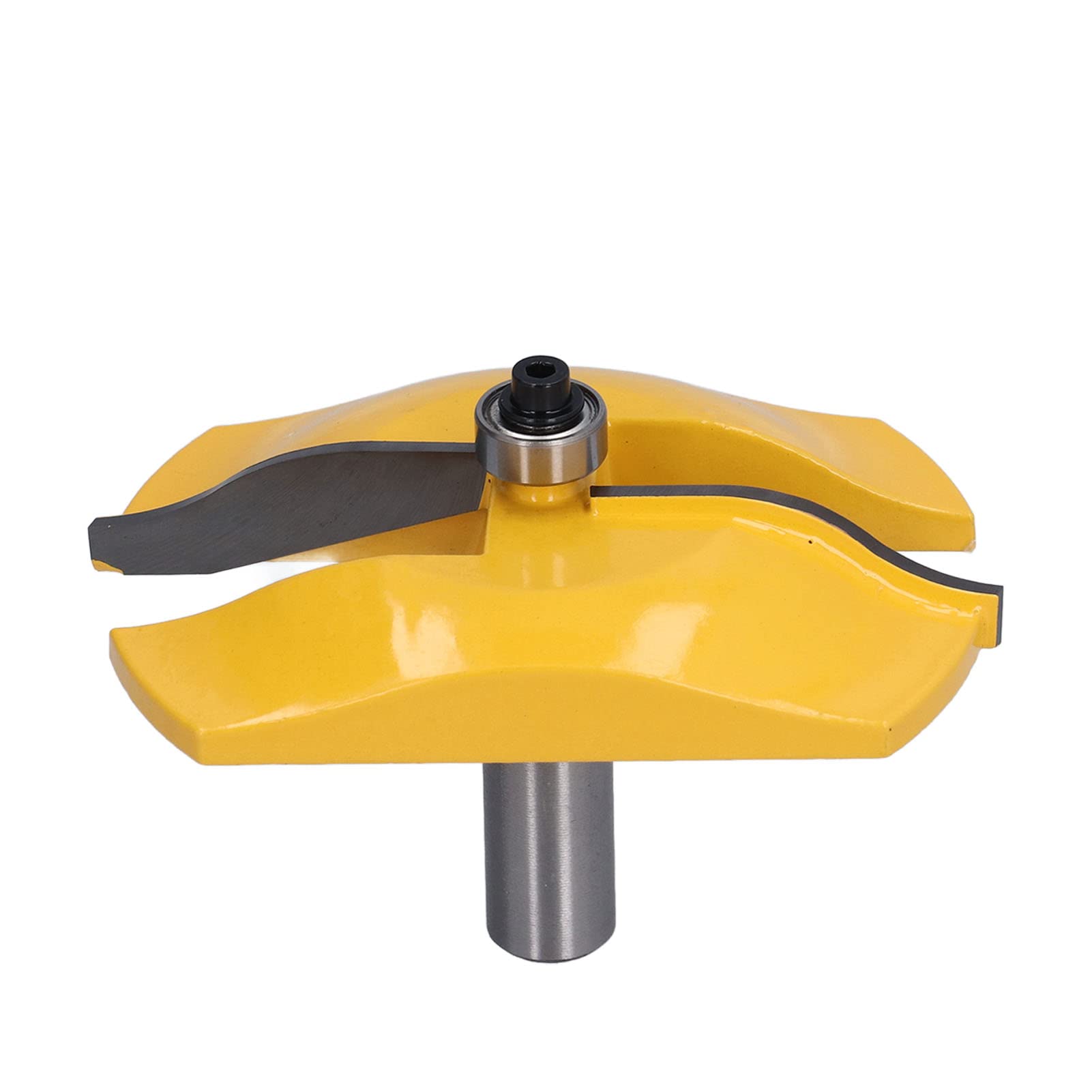 Punta per fresatrice a pannello rialzato, gambo da 1/2 pollici, baia da 8,9 cm, in carburo, per la lavorazione del legno, scanalatura e fresatura di porte