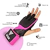 Hand-Wraps-Boxing-Inner-Gloves-Gel-Elasticated-Padded-Bandages-Under-Mitts-Long-Wrist-Support-for-MMA-Muay-Thai-Kickboxing-Martial-Arts-Training-Fist-Protector Hand Wraps Boxing Inner Gloves - Gel Elasticated Padded Bandages Under Mitts Long Wrist Support for MMA Muay Thai Kickboxing Martial Arts Training | Fist Protector (Pink, L/XL)