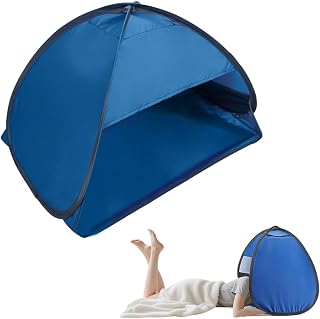 Mini Kopfzelt, Strandmuschel Pop Up, Kopfstütze Zelt mit Aufbewahrungstasche, Sonnenschutz Reise Klein, Strandmuschel Hund, Automatisches Sofortzelt für Outdoor Strand Camping Angeln Wandern