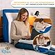 Ritalia VENENKISSEN BEINKISSEN HOCHLAGERUNG: Ergonomisches Kissen für die Beinhebung mit 3 Höhen, ideal für Lymphdrainage - Lagerungskissen für Beine bei Varizen