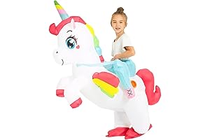 Unicorn Costume Inflatable Costume Kids Blow up Costumes Toddler Ride On Deluxe...