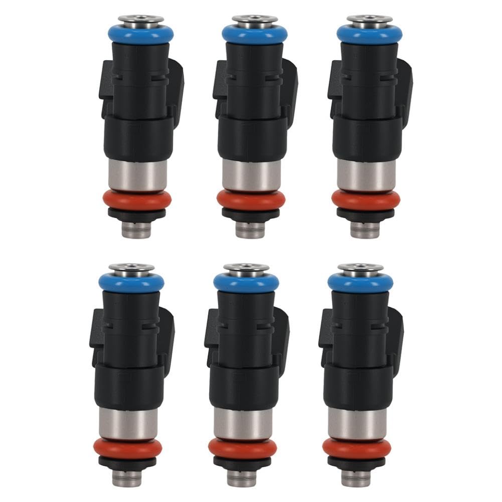 Pwdqkrxep Ships From: United States 6X Fuel Injectors Set For 3.5L 3.7L 2007-2011 Replacement For 0280158091(Ships From: United States)