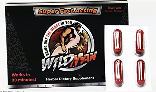 WILDMAN New Natural Male Performance by The Makers of SCHWINNNG Trial Pack (4) Capsules WILDMAN New Natural Male Performance by The Makers of SCHWINNNG Trial Pack (4) Capsules