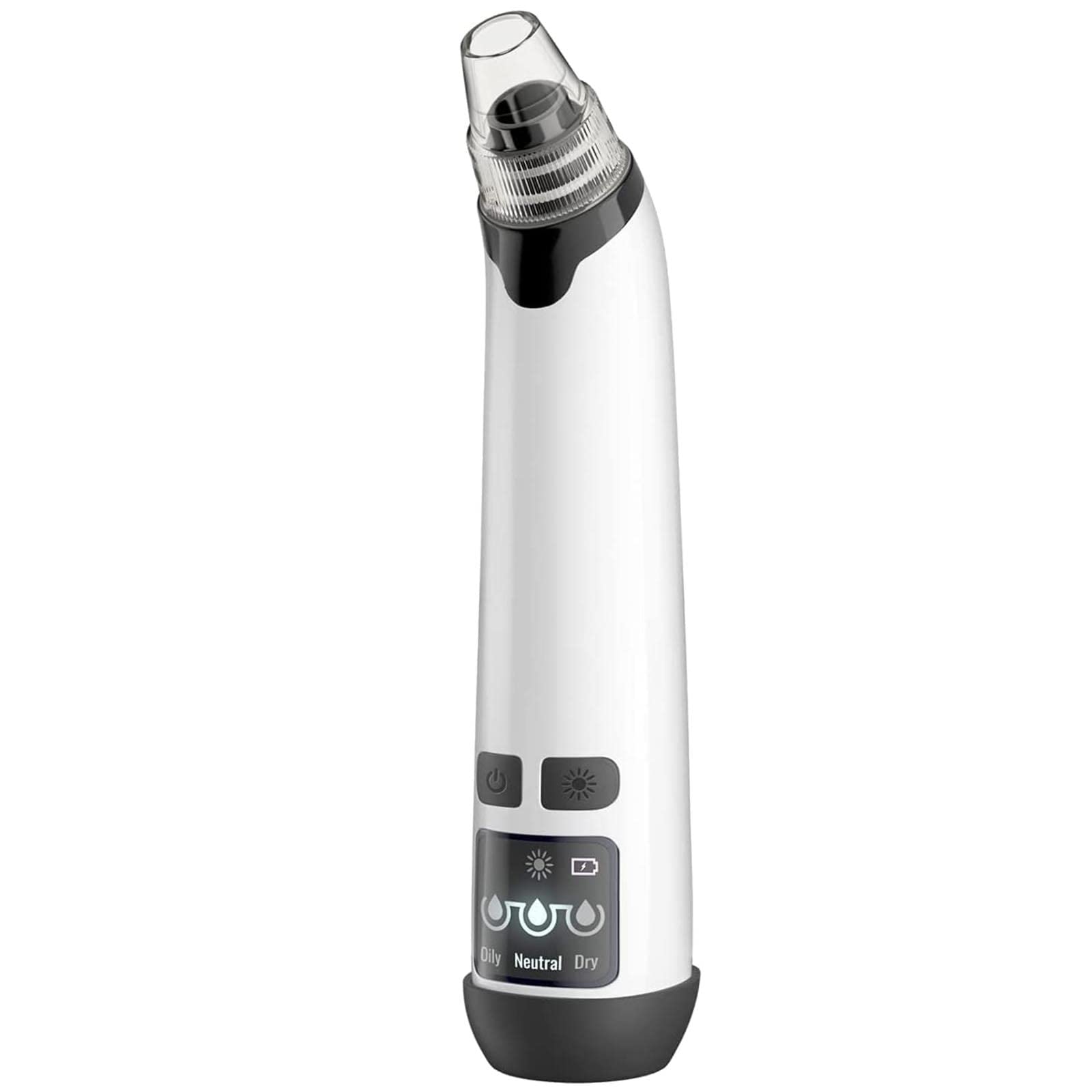 WolFum Herramienta de succión de puntos negros – Herramienta extractora de puntos blancos de comedones de acné, limpiador de poros facial eléctrico, limpiador de poros facial, removedor de puntos