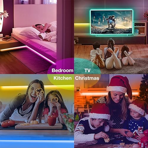 Image of PIXEL SYNC RGB LED Strip Light 5M | 5050 SMD | 60 LEDs /M | 12V Plug & Play Kit with 24-Key IR Remote | Color Changing LED Lights for Room, Gaming Setup, TV, Home Deco(IR - Remote ONLY)