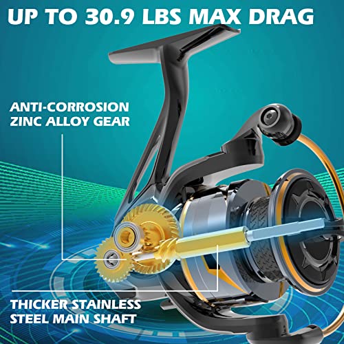 Image of Spinning Reel Tempo Sphera Plus , High-tech Innovative Fishing Reel, Lightweight, Durable & Sturdy, Incredibly Smooth, Powerful, Ultralight Spinning Reels