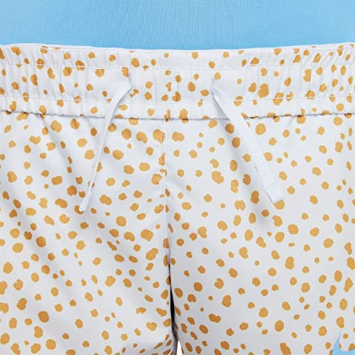 Girls Dri Fit 10K2 Animal Print Shorts Youth Size Medium Color Football Grey, Uni Blue3