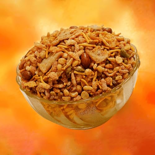 Image of JAIN Navratan Mixture, Size - 360gm, Zipper Packing, Royal 9-Ingredient Indian Namkeen Blend with Crispy Textures & Bold Masala Flavours, Ready to Eat