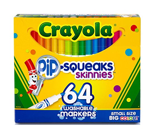 Crayola 58-8764 Washable Marker, Assorted, 64 Count (Pack of 2) - //coolthings.us