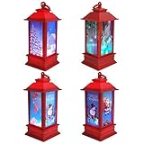 【BATTERIEBETRIEB】Die Laterne wird mit austauschbare elektronische Batterien betrieben. Sie können die Laterne im Innen- und Außenbereich verwenden