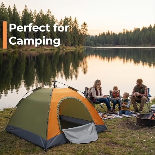 Carpa para camping KOL para 3 personas ligera impermeable miniatura 4