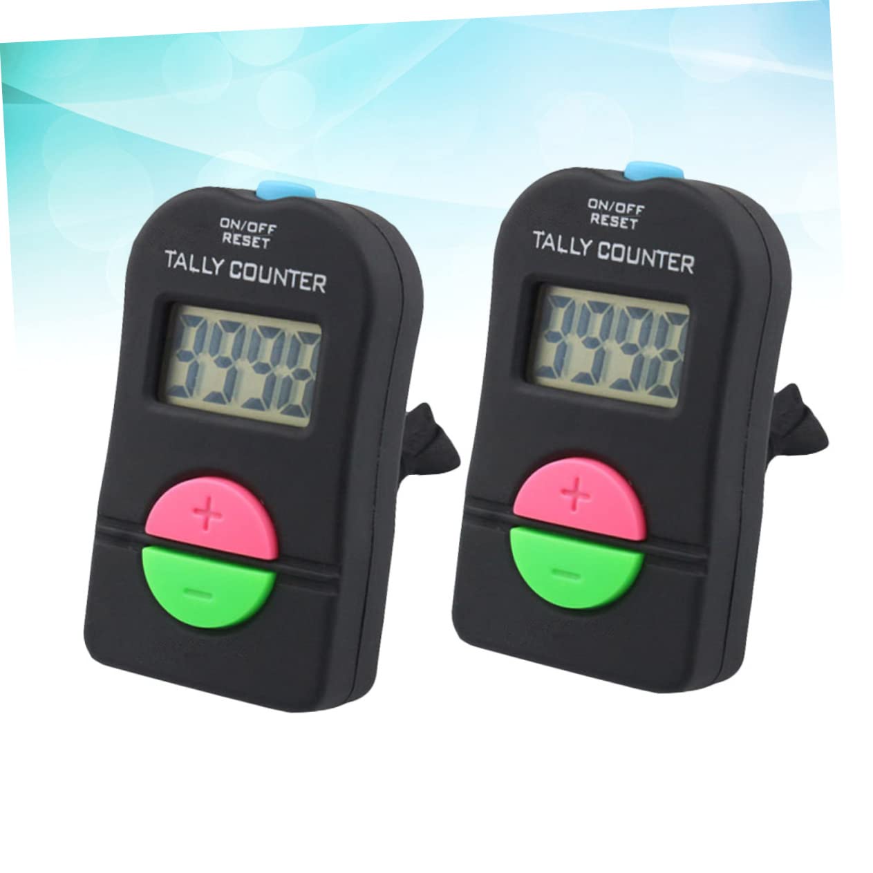 2pezzi Contatore avanti Indietro Digitale con Display LED Cifre Meno Contatore Reversibile Facile da Usare