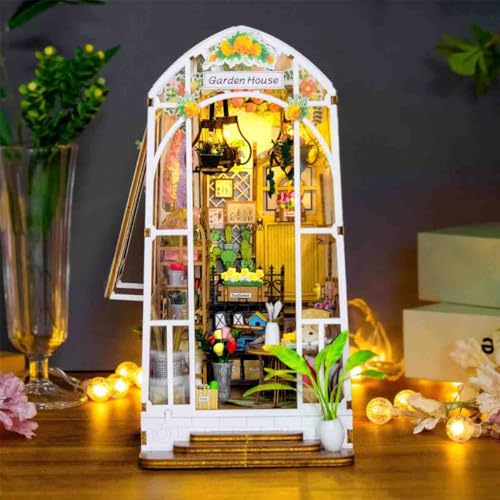 Coin de livre serre-livres en bois 3D MAGQOO avec LED