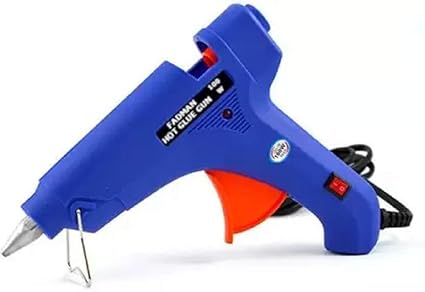 FADMAN CROWN 100 WT BLUE PROFESSIONAL GUN WITH ADHESIVE STICKS High Temperature Corded Glue Gun (11 mm)