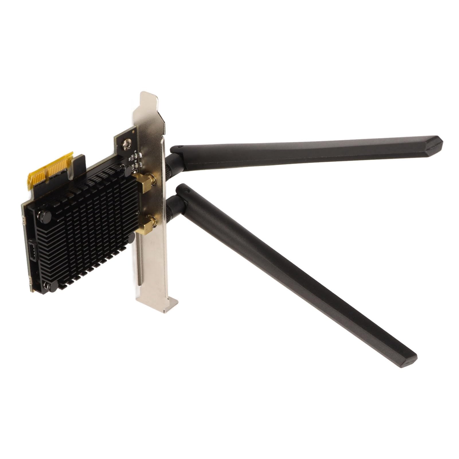 KUIDAMOS Scheda Wifi PCIE Tri Band 5400Mbps MU MIMO Scheda Wifi 6E a Bassa Latenza per Interfaccia PCIE X4 X8 X16, Prestazioni Stabili, per 10/11 a 64 Bit