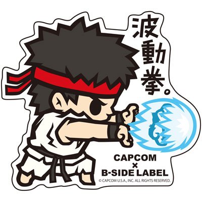 レインボー・ミカ ストリートファイター ステッカー B-SIDE LABEL Capcom Street Fighter game B-SIDE LABEL Sticker 25 types