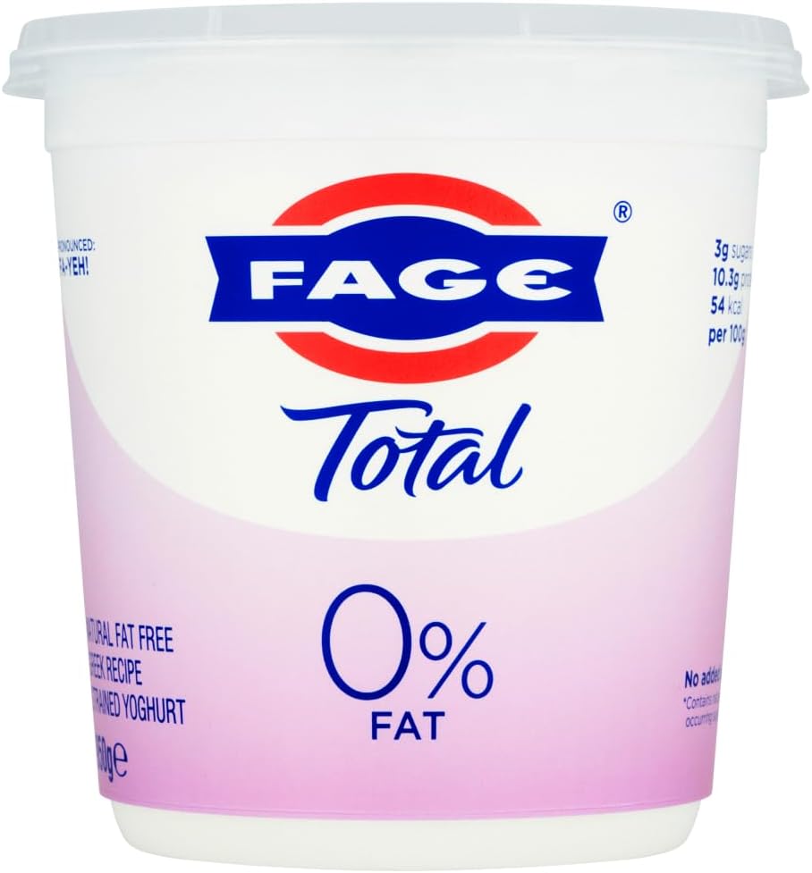 Total 0% Fat Natural Fat Free Greek Recipe Strained Yoghurt 950g
