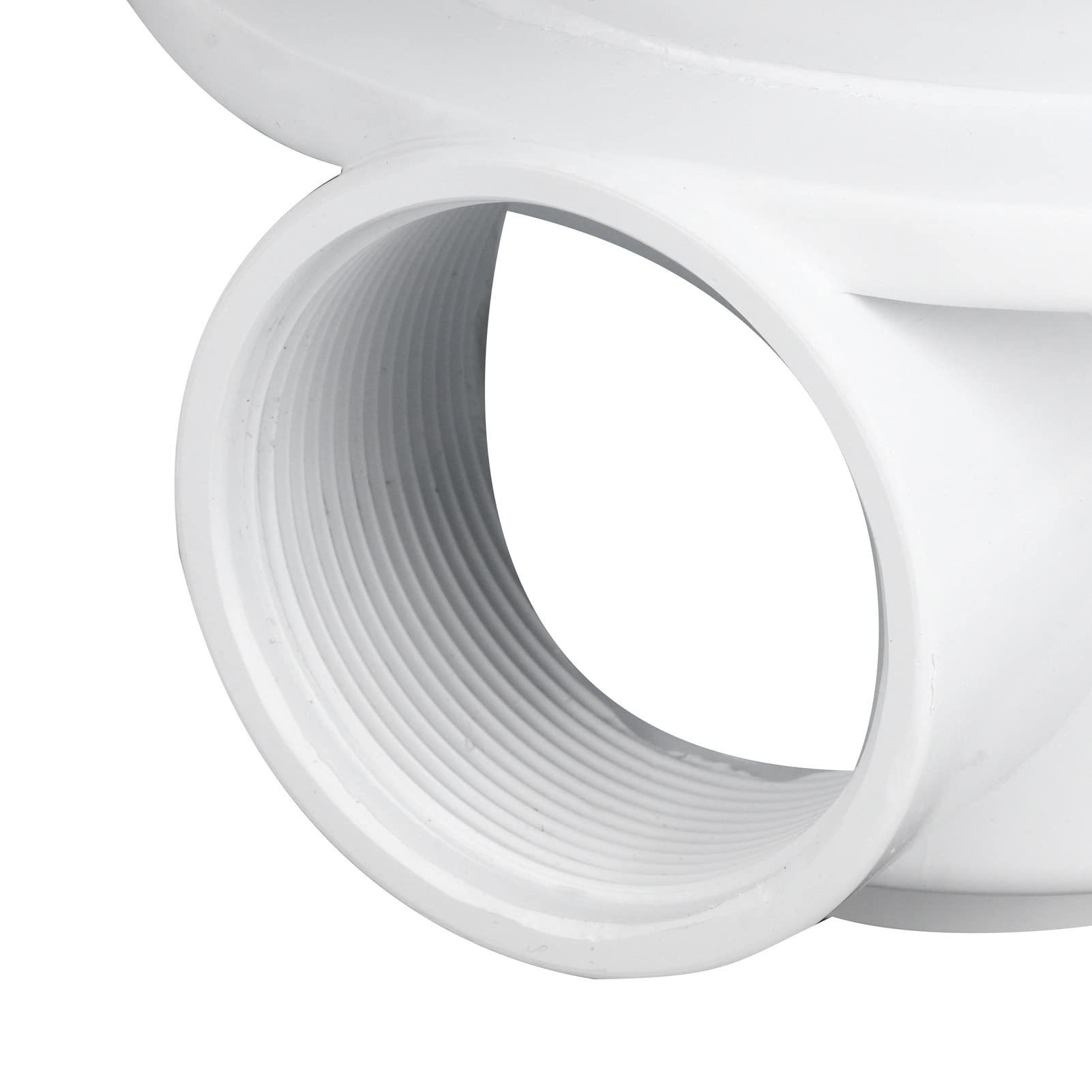 Scarico a pavimento, uscita del coperchio dello scarico principale della piscina in plastica rotonda bianca Accessorio per la piscina Accessori per la sostituzione del drenaggio