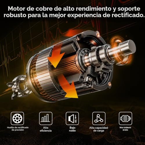 Miniatura 7 de Lijadora De Banda, Minilijadora Bandaeléctrica Para Cuchillos Pulidora Bricolaje 7 Etapas Afilador Cuchillos 15 Grados Con Ángulo Fijo Rectificadora Bordes Con 10 Bandas Lijado Y 20 Hojas Lija