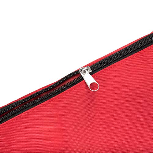 Jipemtra First Aid Fanny Pack - Small Travel Rescue Pouch Compact Survival Medicine Bag for Car, Home, Office, Sport, Outdoors (Red) - Image 6